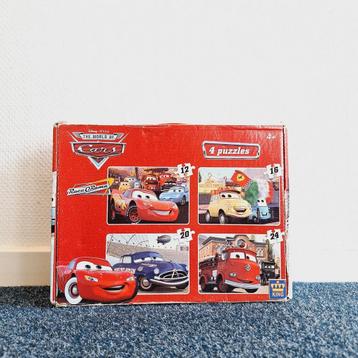 4x Cars Puzzels in Koffer (27.5 x 19.5 cm) beschikbaar voor biedingen