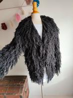 Zwarte Fringe Vest Billy.B Amsterdam - Universele Maat, Ophalen, Zo goed als nieuw, Zwart