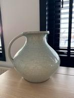 Blauwe vaas met oor - 27 cm hoog, Antiek en Kunst, Antiek | Vazen, Ophalen