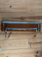 Vintage Wandkapstok met Hoedenplank, Wandkapstok, Gebruikt, Ophalen of Verzenden, Minder dan 100 cm