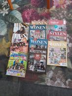 Div tijdschriftenpakket  linda wonen etc 11 stuks, Ophalen of Verzenden, Zo goed als nieuw, Damesbladen