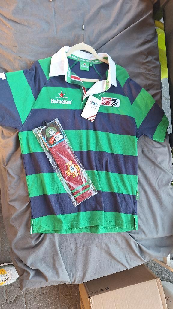 Heineken Emirates Bubai Rugby Golf T-shirt met Sokken. NIEUW, Verzamelen, Biermerken, Nieuw, Overige merken, Ophalen of Verzenden