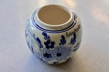 Oud Delfts blauw bolvaasje - 53 - Tiko - Gouda  - "Enschede" beschikbaar voor biedingen