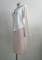 MARCCAIN roze rok met patroon, maat N5-40/42 origineel, Kleding | Dames, Maat 38/40 (M), Verzenden, Zo goed als nieuw, Knielengte