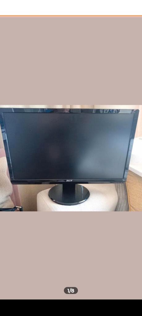 Acer 21.5" Monitor - Zo goed als nieuw!, Computers en Software, Monitoren, Zo goed als nieuw, 60 Hz of minder, DVI, VGA, LED, Full HD