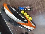 Tennistas dunlop met ballen, Sport en Fitness, Tennis, Ballen, L00, Ophalen of Verzenden, Zo goed als nieuw