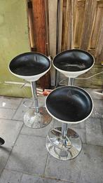 3 barkrukken - opknappers, Huis en Inrichting, Barkrukken, Ophalen, Gebruikt, 60 tot 90 cm, In hoogte verstelbaar