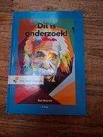 Dit is onderzoek! Baarda, 3e druk, incl. licentie, Boeken, Zo goed als nieuw, Ben Baarda, Gamma, HBO