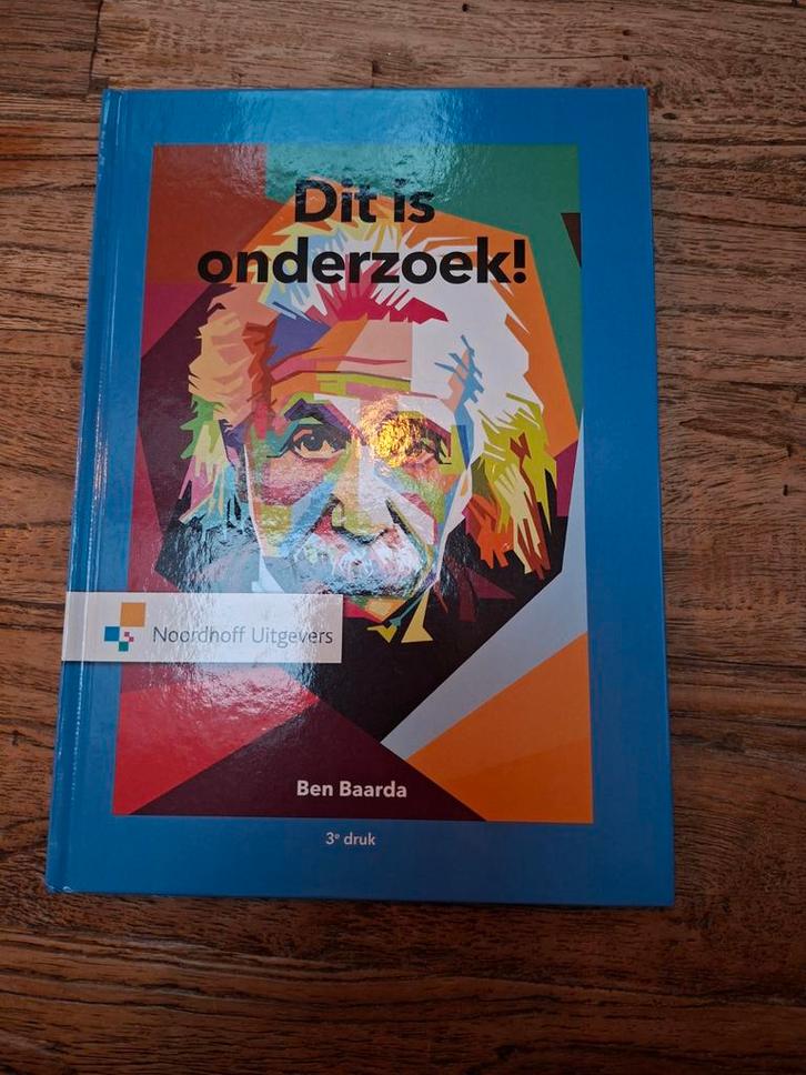 Dit is onderzoek! Baarda, 3e druk, incl. licentie, Boeken, Studieboeken en Cursussen, Zo goed als nieuw, HBO, Gamma, Ophalen of Verzenden