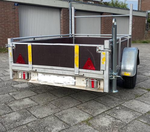 Degelijke enkelasser aanhanger 2.00  1.30 m – nette staat, Auto diversen, Aanhangers en Bagagewagens, Gebruikt, Ophalen of Verzenden