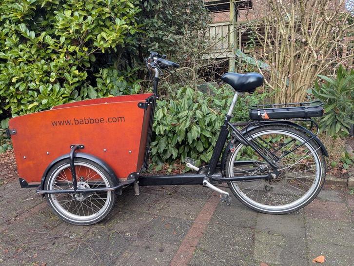 Babboe Big E Elektrische Bakfiets - Goede Staat!, Fietsen en Brommers, Fietsen | Bakfietsen, Gebruikt, Overige merken, 4 kinderen of meer