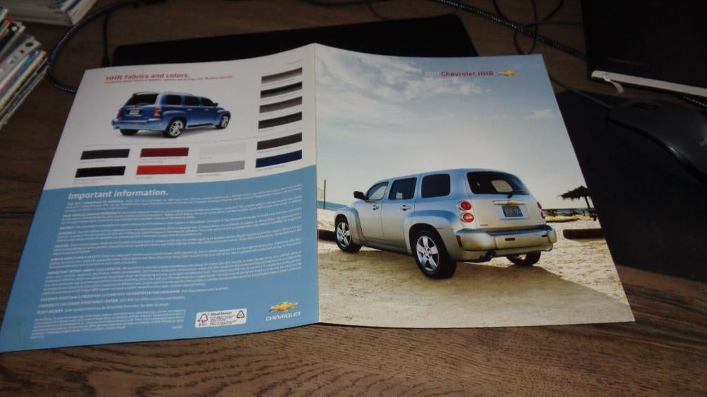 USA Folder CHEVROLET  HHR  ,  2011, Ophalen of Verzenden, Nieuw, Chevrolet