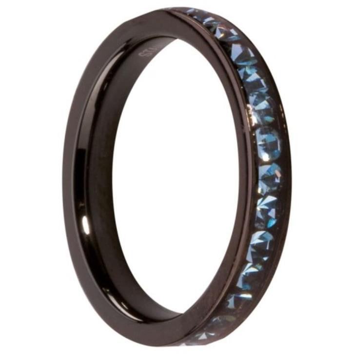 💎Melano Style ringen AA1 Zirkon's💎19mm💎, Sieraden, Tassen en Uiterlijk, Ringen, Nieuw, Dame, 19 tot 20, Blauw, IJzer of Staal