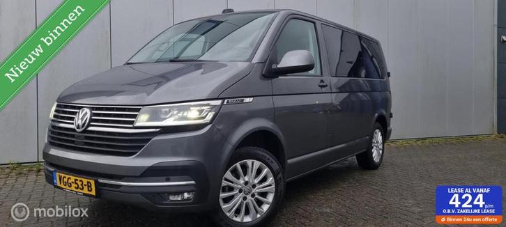 Volkswagen Transporter 6.1 2.0 TDI L1H1 28 bulli dubbele cab, Auto's, Bestelauto's, Bedrijf, Te koop, ABS, Achteruitrijcamera