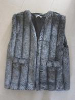 gilet bodywarmer imitatie BONT halflange haren antraciet XXL, Inuition, Maat 46/48 (XL) of groter, Ophalen of Verzenden, Zo goed als nieuw