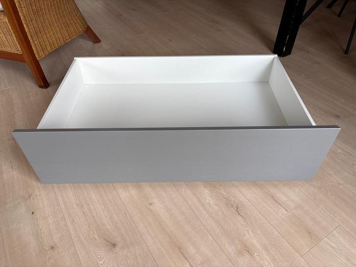 IKEA Malm Bedlade Grijs, Huis en Inrichting, Kasten | Ladekasten, Gebruikt, Minder dan 100 cm, Minder dan 50 cm, 50 tot 75 cm