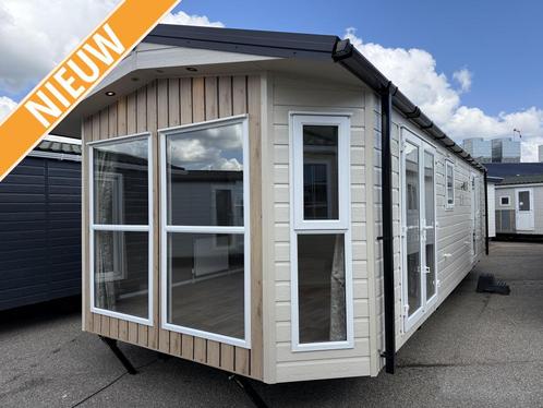 Nordik Chalet 10 x 3.70 m CV Winterhard, Caravans en Kamperen, Stacaravans