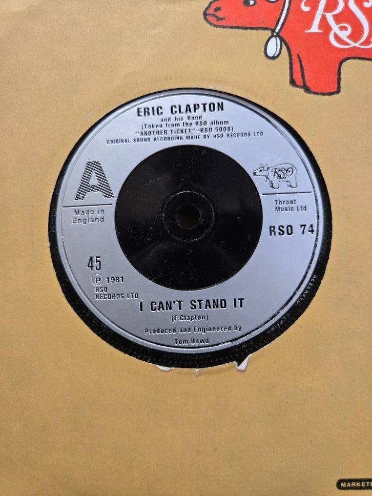 Eric Clapton - I can't stand it, Cd's en Dvd's, Vinyl Singles, Gebruikt, Single, Pop, 7 inch, Ophalen of Verzenden