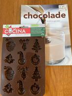 Boekje chocolade met chocolade vorm, Nieuw, Ophalen of Verzenden, Taarten