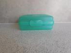 Tupperware Snackie 14x12x5,5 cm. Aqua, Huis en Inrichting, Keuken | Tupperware, Ophalen of Verzenden, Zo goed als nieuw, Groen