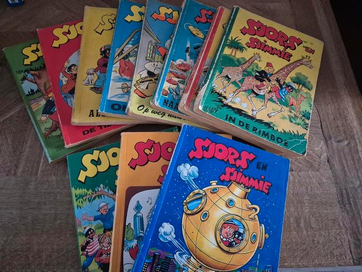 Diverse oudere Sjors en Sjimmie's, Boeken, Strips | Comics, Gelezen, Meerdere comics, Europa, Ophalen of Verzenden