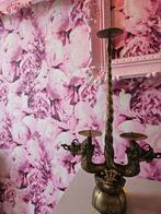 Bronzen Kandelaar met Draken bieden mag natuurlijk ook, Huis en Inrichting, Woonaccessoires | Kandelaars en Kaarsen, Ophalen of Verzenden