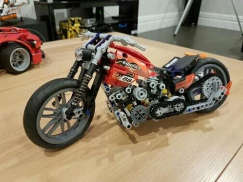 technics 378 bouwstenen motor bike harley davidson lego, Kinderen en Baby's, Speelgoed | Bouwstenen, Nieuw, Overige merken, Ophalen of Verzenden