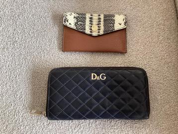 Portemonnee MICHEL KORS en D & G, origineel beschikbaar voor biedingen
