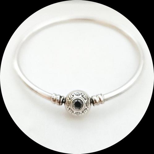 Pandora Disney prinses Jasmine Aladdin Bangle maat 19 cm, Sieraden, Tassen en Uiterlijk, Armbanden, Zo goed als nieuw, Zilver