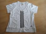 Adidas; Zeer leuk shirt; maat 40, Kleding | Dames, Sportkleding, Gedragen, Wit, Adidas, Verzenden