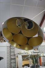 Mooie moderne hanglamp Dark at Night metaal wit / goud, Huis en Inrichting, Lampen | Hanglampen, Ophalen, Zo goed als nieuw, Metaal