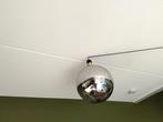 2* Hanglampen met spiegelglas, Ophalen, Zo goed als nieuw, Glas, Minder dan 50 cm