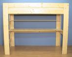 Houten hoogslaper met buroblad en boekenplank in vele maten, Ophalen of Verzenden, Nieuw, 180 cm of meer, 85 tot 100 cm