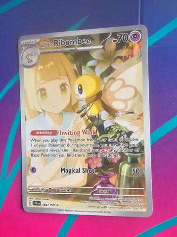 Pokémon kaart - Journey Together - Lillie's Ribombee 164 beschikbaar voor biedingen