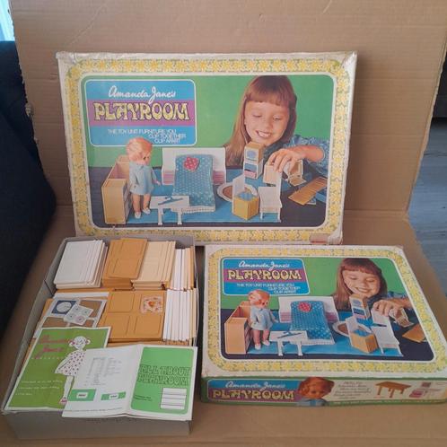 Vintage Amanda Jane's Playroom Complete Set, Antiek en Kunst, Antiek | Speelgoed, Ophalen of Verzenden