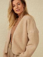 NIEUW! Yaya Teddy Jas faux fur bontjas, Kleding | Dames, Truien en Vesten, Maat 38/40 (M), Beige, Nieuw, Ophalen of Verzenden