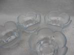 Vier glazen schaaltjes van Rosenthal design Bjorn Wiinblad, Ophalen of Verzenden