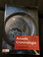 Actuele Criminologie, Ophalen, Marianne Junger; Irene Sagel-Grande; Jan van Dijk, Sociale wetenschap, Zo goed als nieuw