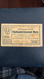 Straubing 500.000 mark 1923, Ophalen of Verzenden, Duitsland