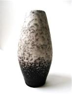 Vintage Fat lava vaasje in beige bruin ES Keramik13-15, Ophalen, Overige kleuren, Aardewerk of Porselein, Zo goed als nieuw