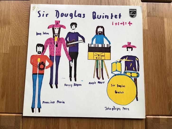 Sir Douglas Quintet - 1+1+1=4 - Vinyl, Cd's en Dvd's, Vinyl | Pop, Gebruikt, 1980 tot 2000, Ophalen of Verzenden