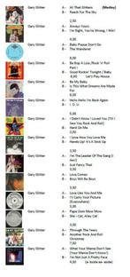 Gary Glitter Verzameling (14 singles) (Glamrock), Gebruikt, 7 inch, Single, Ophalen of Verzenden