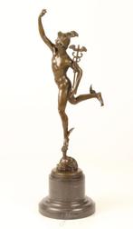 Mercurius - Bronzen Beeld - Romeinse God - Mythe - DSSL-50, Antiek en Kunst, Kunst | Beelden en Houtsnijwerken, Verzenden