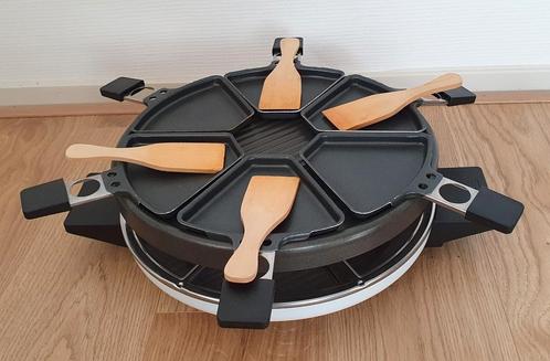 GOURMET PARTY-SET VOOR 6 PERSONEN, TEFAL, TAFELMODEL 39365, Witgoed en Apparatuur, Gourmetstellen, Gebruikt, 4 t/m 7 personen
