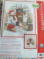 Borduurpakket Garden Shed Snowman van Dimensions, Hobby en Vrije tijd, Borduren en Borduurmachines, Ophalen of Verzenden, Nieuw
