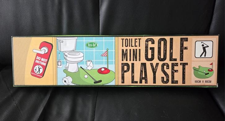 Toilet Mini Golf Playset 90 x 80 cm NIEUW, Kinderen en Baby's, Speelgoed | Overig, Nieuw, Jongen of Meisje, Ophalen