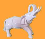 Olifant in wit porselein., Ophalen of Verzenden, Zo goed als nieuw, Dier