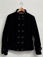 Vintage Tommy Hilfiger Velvet Blazer – Zwart – Maat L, Kleding | Dames, Zwart, Maat 42/44 (L), Ophalen of Verzenden, Zo goed als nieuw