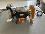 FERM BGM1019 dubbelzijdige bankslijper – 150W, Doe-het-zelf en Verbouw, Gereedschap | Slijpmachines, Ophalen of Verzenden, Zo goed als nieuw