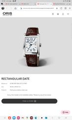 Oris Rectangular automatisch horloge, Sieraden, Tassen en Uiterlijk, Horloges | Heren, Overige merken, Staal, Polshorloge, Ophalen of Verzenden